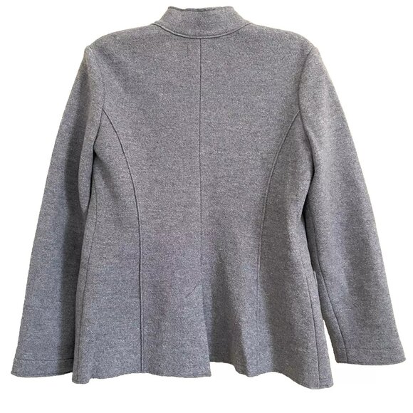 Falconeri Fleece Wool Jacket Blazer Large Made in Italy Quiet Luxury Old Money - Picture 2 of 12